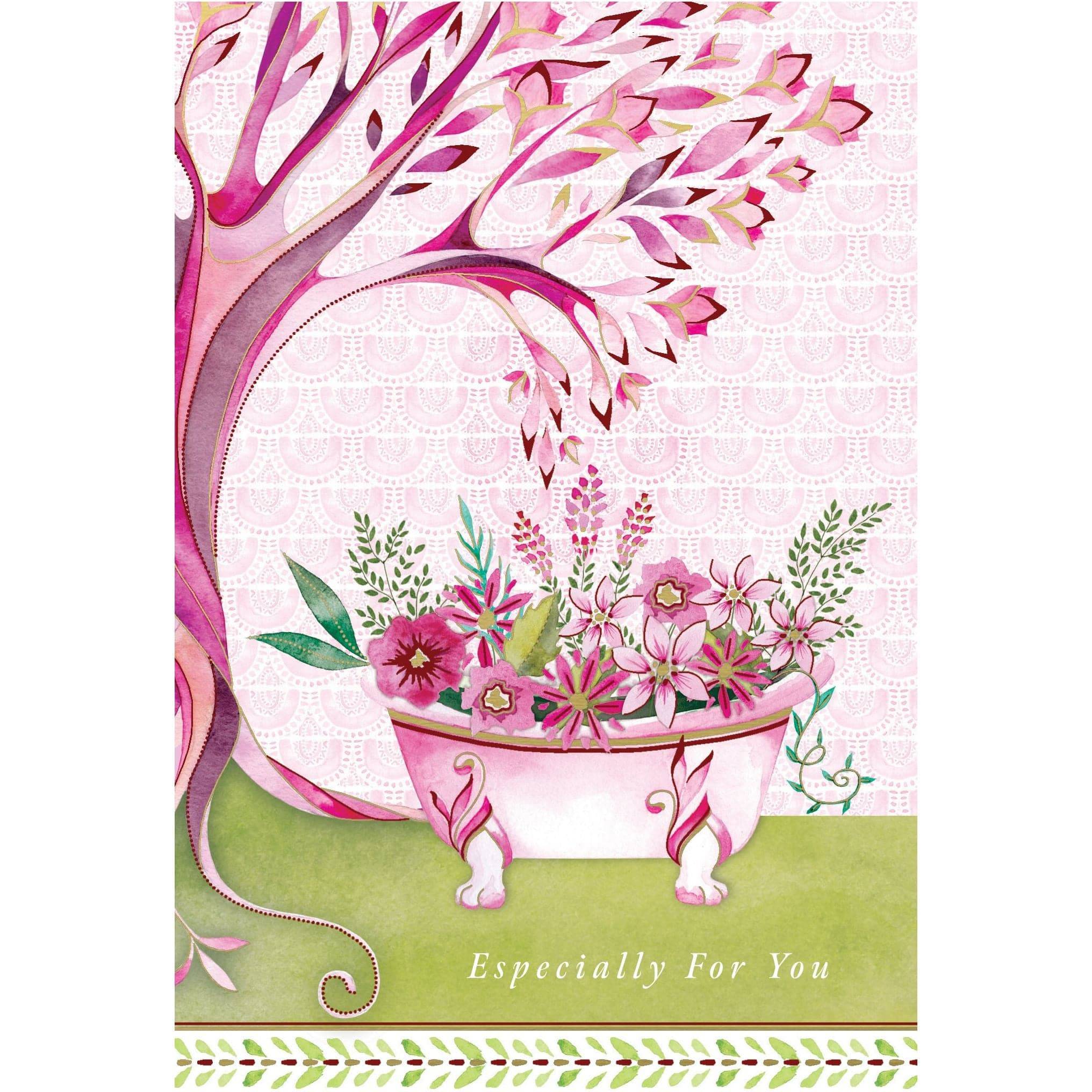 Pictura bathtub birthday card featuring a fun, colorful design for celebrating birthdays with everyday greeting cards.